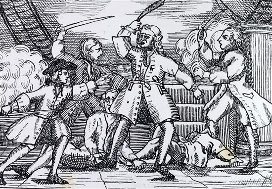 Johnson, Charles, Capt., Pseud - A General History of the Pirates, one of 500, 2 vols, qto, original cloth,